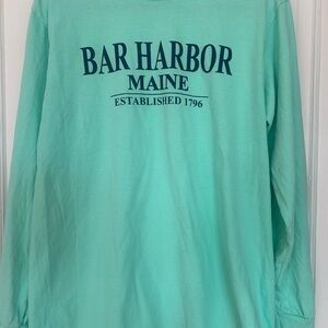 Bar Harbor Maine Long Sleeve Tee by Comfort Colors